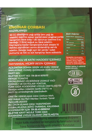 Enginar Çorbası 65 G