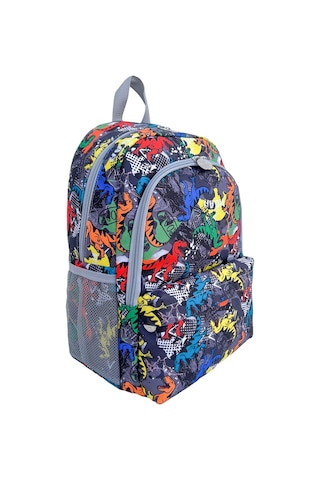 Superbag Erkek Çocuk Ilkokul Çantası Dinazor Desenli Sırt Çantası Beslenmelik Ve Kalemlik 3'lü Set