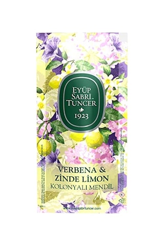 Eyüp Sabri Tuncer Kolonyalı Mendil Verbena Zinde Limon 150 Li Doypack Poşet 5x10 Küçük Boy