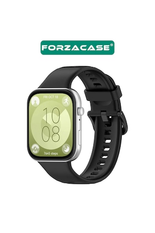 Forzacase Huawei Watch Fit 3 / 4 / 4 Pro İle Uyumlu Silikon Kordon Kayış - Fc1135