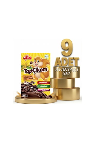 Afia Topçikom Çiko Tahıl Gevreği 9x250 Gr