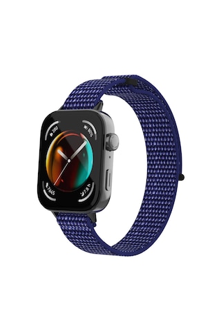 Kilifone - Huawei Watch Fit 3 Uyumlu - Kordon Metal Kordon Krd-03 - İndigo