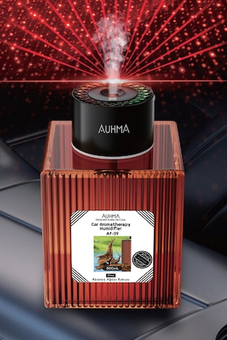 Auhma Af-09 Araç İçi Hava Nemlendirici & Koku Makinesi Orkide Esansı 500ml Aromaterapi Difüzör + Rg