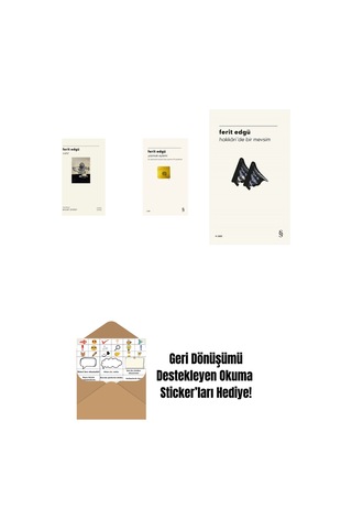 Cahil Ciltli + Yazmak Eylemi + Hakkâri'de Bir Mevsim + Okuma Sticker'ları