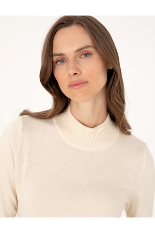 Pierre Cardin Kadın Ekru Kazak /triko 50315768-vr019 Ekru