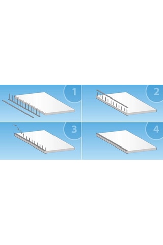 Office Force 4 Tırnaklı Beyaz Perçin 100 Adet