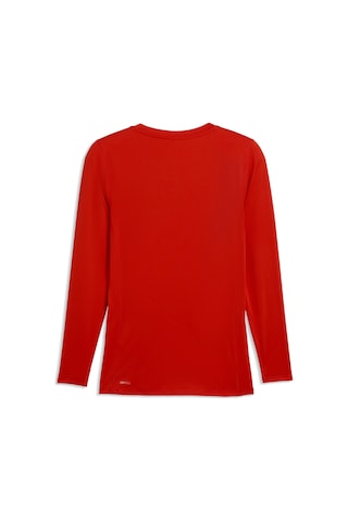 Puma Teamlıga26 Baselayer Erkek Uzun Kollu Dar Kesim Tişört 660451 01 Kırmızı