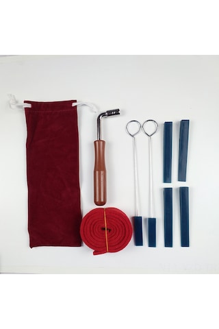 Yuntech01 Xuyi Marka Piyano Akort Aleti Seti - 9 Parça Çelik Ve Kauçuk Gereçler, Profesyonel Enstrüman Bakımı İçin Kapsamlı Takım