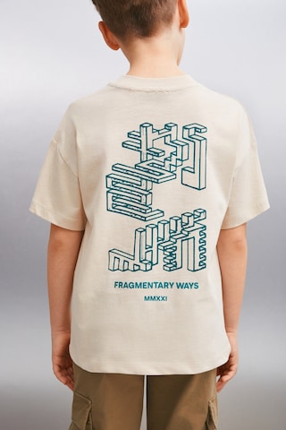 Grımelange NAEL Erkek Bej T-Shirt