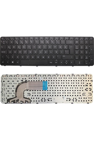 Siyah, Notebook Klavye - Hp 15-r216nt Muadili İle Uyumlu