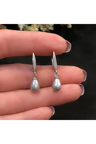 Stela Fashıon İnci Gümüş Küpe