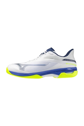 Mizuno Wave Exceed Court Ac Erkek Tenis Ayakkabısı Beyaz / Mavi / Sarı Çok Renkli