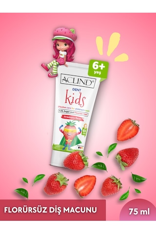 Aclind Dent Çocuklar İçin Florür İçermeyen Diş Macunu 75 ML