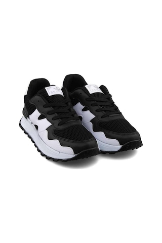 Mega Ortapedik Siyah Beyaz Renk Günlük Ayakkabı Sneakers Beyaz - Siyah