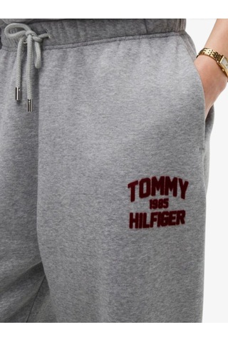 Tommy Hilfiger Varsıty Flock Cuff Mr Swtpants Kadın Gri Eşofman Altı - Ww0ww51627