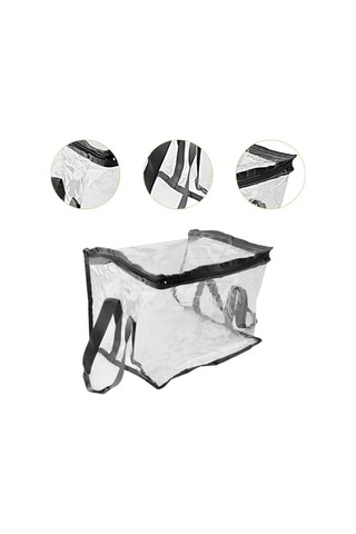 Trendooze Temizle Kitaplık Çantası Seyahat Ev Ofis Için Su Siyah Siyah