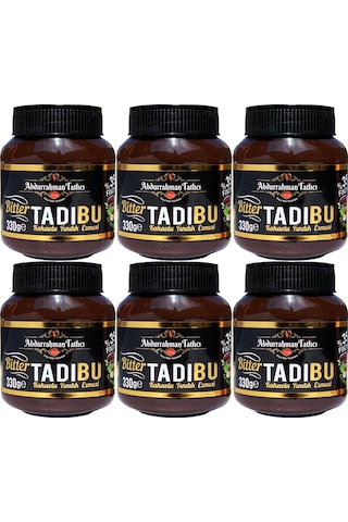 Abdurrahman Tatlıcı Tadıbu Bitter Kakaolu Fındık Ezmesi 6 x 330 G Abdurrahman Tatlıcı Tadıbu Bitter Kakaolu Fındık Ezmesi 6 x 330 G