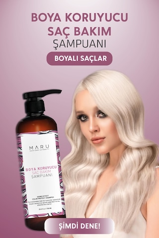 Maru Renklendirme Görmüş Saçlar Için Renk Koruyucu Şampuan 750