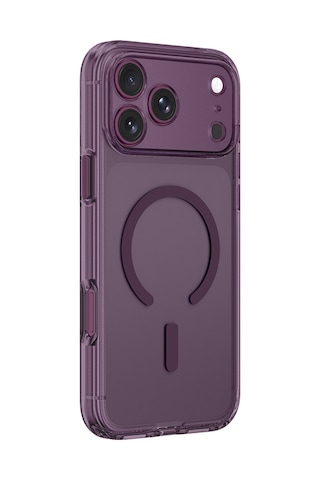 Apple iPhone Uyumlu 18 Pro Max Kılıf M-safe Özellikli Kamera Korumalı Amazingthing Minimal Lens Serisi Kapak Mor