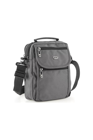 Ççs 31364 Erkek Askili Çanta Gri Melanj