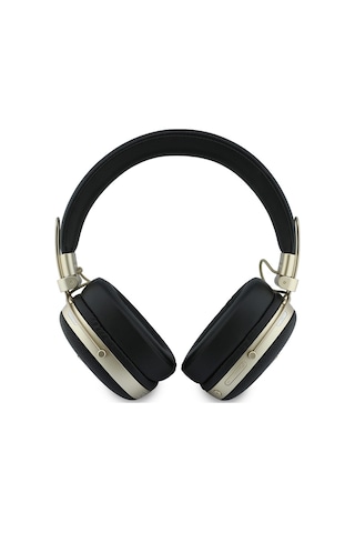 Guess Lisanslı Enc Teknolojili PU Üçgen Metal Logo Bluetooth 5.4 Kulak Üstü Kulaklık