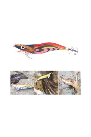 Homyl Balıkçılık Kancası Yemleri Kalamar Jig Lures Stil-f