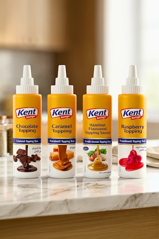 Topping Sos 4'lü Avantajlı Set Çikolatalı-karamelli-fındıklı-frambuazlı 300 Gr X4 Topping Sos 4'lü Avantajlı Set Çikolatalı-karamelli-fındıklı-frambuazlı 300 Gr X4