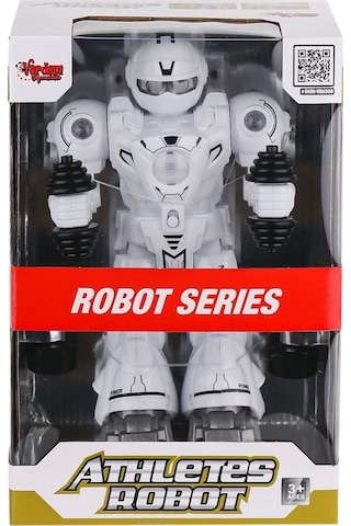 Df-6026 Işıklı Ve Müzikli Hareketli Atletik Sporcu Robot -vardem Oyuncak