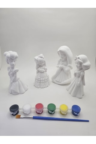 Eğitici Etkinlik Prensesler Büyük Boy 4 Adet 11 Cm