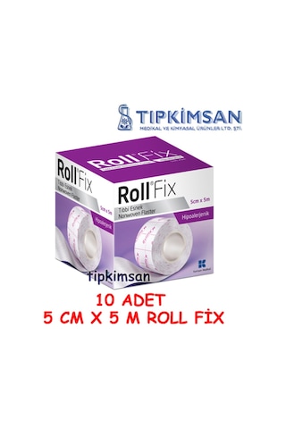 Roll Fix Esnek Flaster 5 CM x 5 M 10 Adet