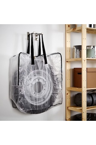 Ikea Dımpa Saklama Çantası, Dayanıklı Ve Şeffaf 65x22x65 Cm Temizlemesi Kolay - Sadece Durulayın Ve Kurulayın