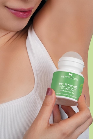 Herbaderm Dry & Smooth Tüy İnceltı̇cı̇ Doğal Roll-On Deodorant 50 ML
