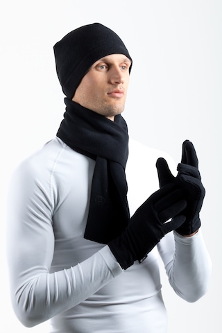 Oıl Company Rüzgar Geçirmez Dayanıklı Termal Polar Eldiven Black