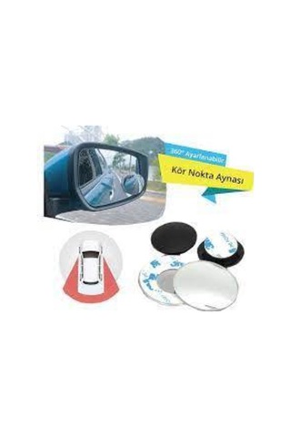 Ayarlanabilir 360 Derece Kör Nokta Aynası Oto Ayna 50mm 2 Li
