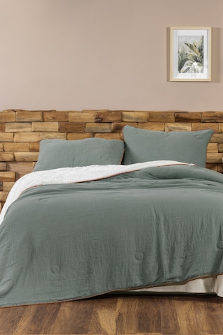 Elart Palermo Comfort Uyku Seti Çift Kişilik 3 Parça 220x240 Cm Yeşil Yeşil