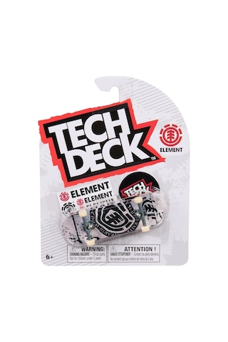 Tech Deck Element Siyah Beyaz Logo Grafik Parmak Kaykay