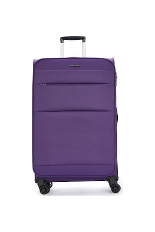 Pierre Cardin 4200 3'lü Set Ultra Light Hafif Lüx Kumaş Tekerlekli Valiz Renkli