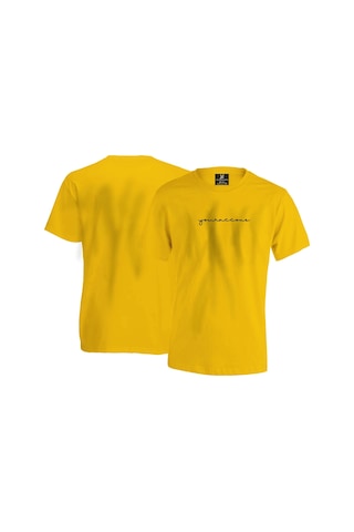 You Raccons Unisex T-shirt - Sari Sarı You Raccons Unisex T-shirt - Sari Sarı