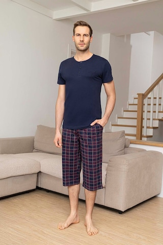 Aydoğan Erkek Civan Modal Bermuda Lacivert Pijama Takım 0031 Lacivert