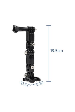 2 Set Bisiklet Kask Yapıştırıcı Çok Eklemli Kol Gopro Hero11 Siyah / Hero10 Siyah / Gopro Hero9 Siyah / Hero8 Siyah / Hero7 / 6/5 / 5 Oturum / 4 Oturum / 4 /3 /3 /2 / 1, Djı Osmo Action Ve Diğer Aksiyon Kameraları Stil 3 Diğer