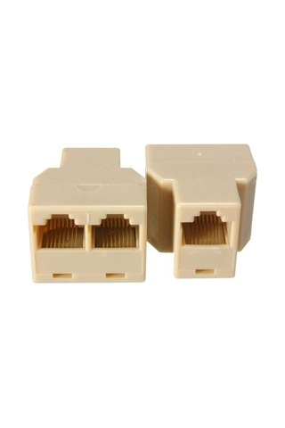 Rj45 Cat5 Cat6 1giriş 2 Çıkış Splitter Rj45 İnternet Çoklayıcı 10'lu Set