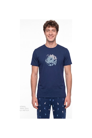 Penti Erkek Renkli Sailing Night Pijama Takımı