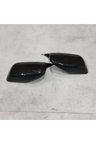 Bmw 5 Serisi E60 Uyumlu Yarasa Ayna Kapak, Parlak Siyah, Yerli Abs Plastik, E60 Batman Ayna Kapağı