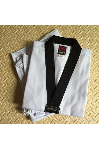 Dosports Mooto Siyah Yaka Taekwondo Elbisesi