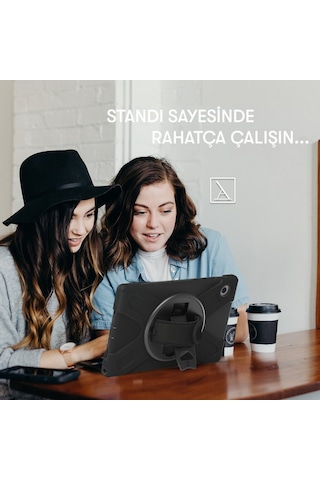 İpad Mini 6 Kılıf Amazing Tablet Kapak - Siyah Diğer