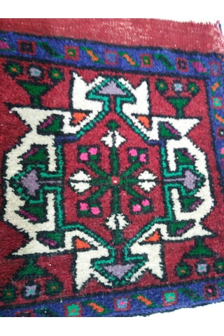 El Dokuması Uşak Kilimi Çanta