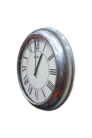 Regal 4290 Swr Özel Seri Metal Kasa Akar Sessiz Saniyeli Duvar Saati Çok Renkli