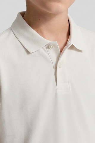 Tommy Life Ekru Polo Yaka Standart Fit Basic Unisex T-shirt - 11330