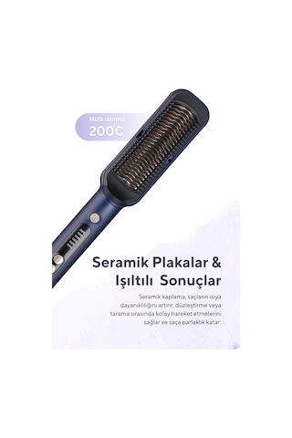 Kumtel HHSB-01 Seramik Saç Düzleştici Fırça