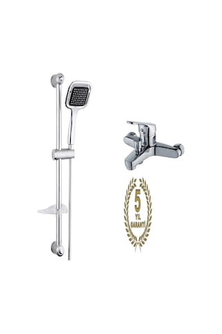 Moonshop Kare Sürgülü Duş Takımı Seti Ve Banyo Bataryası